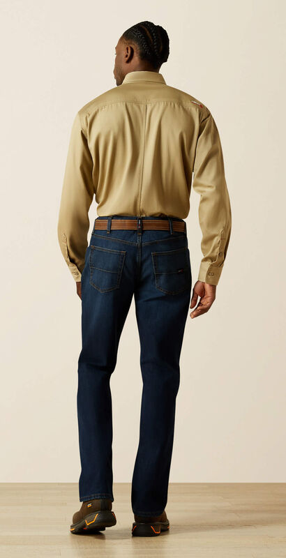 FR M5 Straight Lightweight DuraStretch Straight Leg Jeans Back